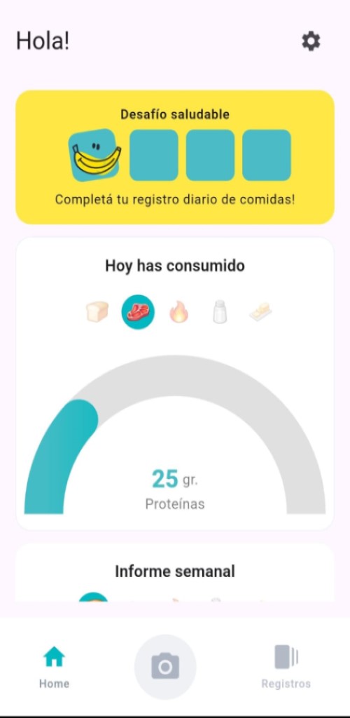 Captura de pantalla de la app BananaSnap